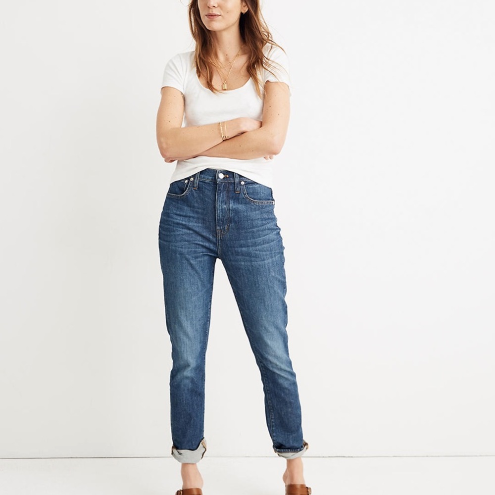 Madewell High-Rise Slim Boyjean